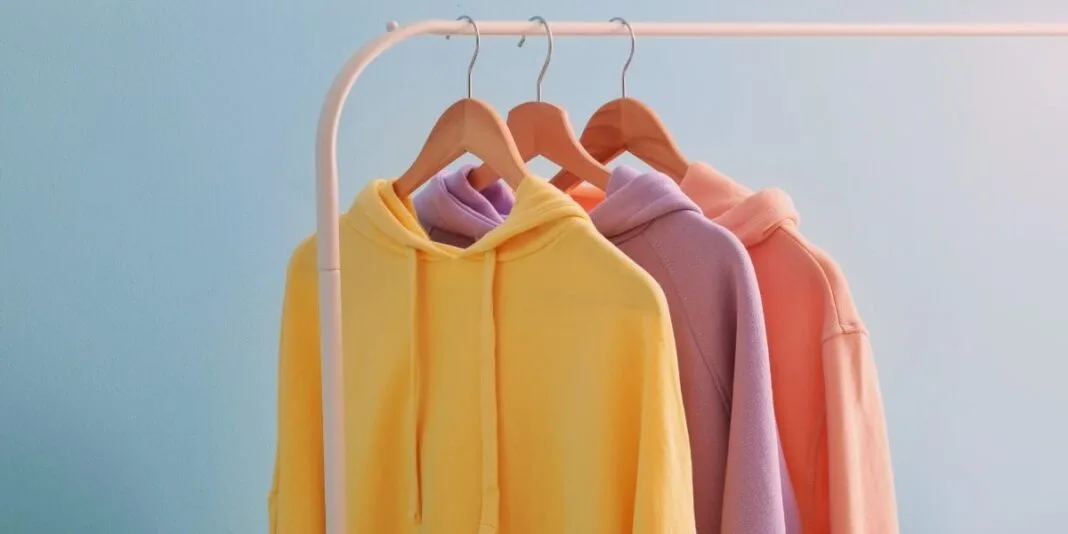 3 Hoodies made of different types of fabrics.