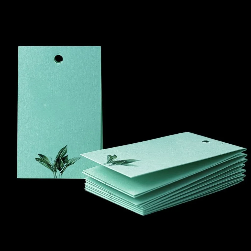 folded hang tags for clothing brands