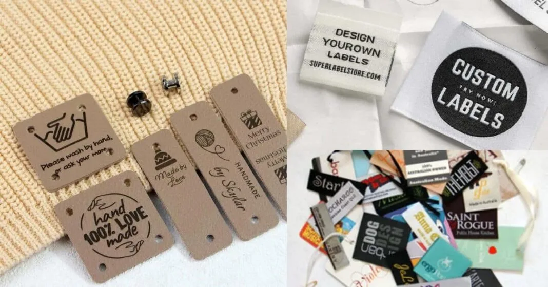 Labels and Tags for a Clothing Brand