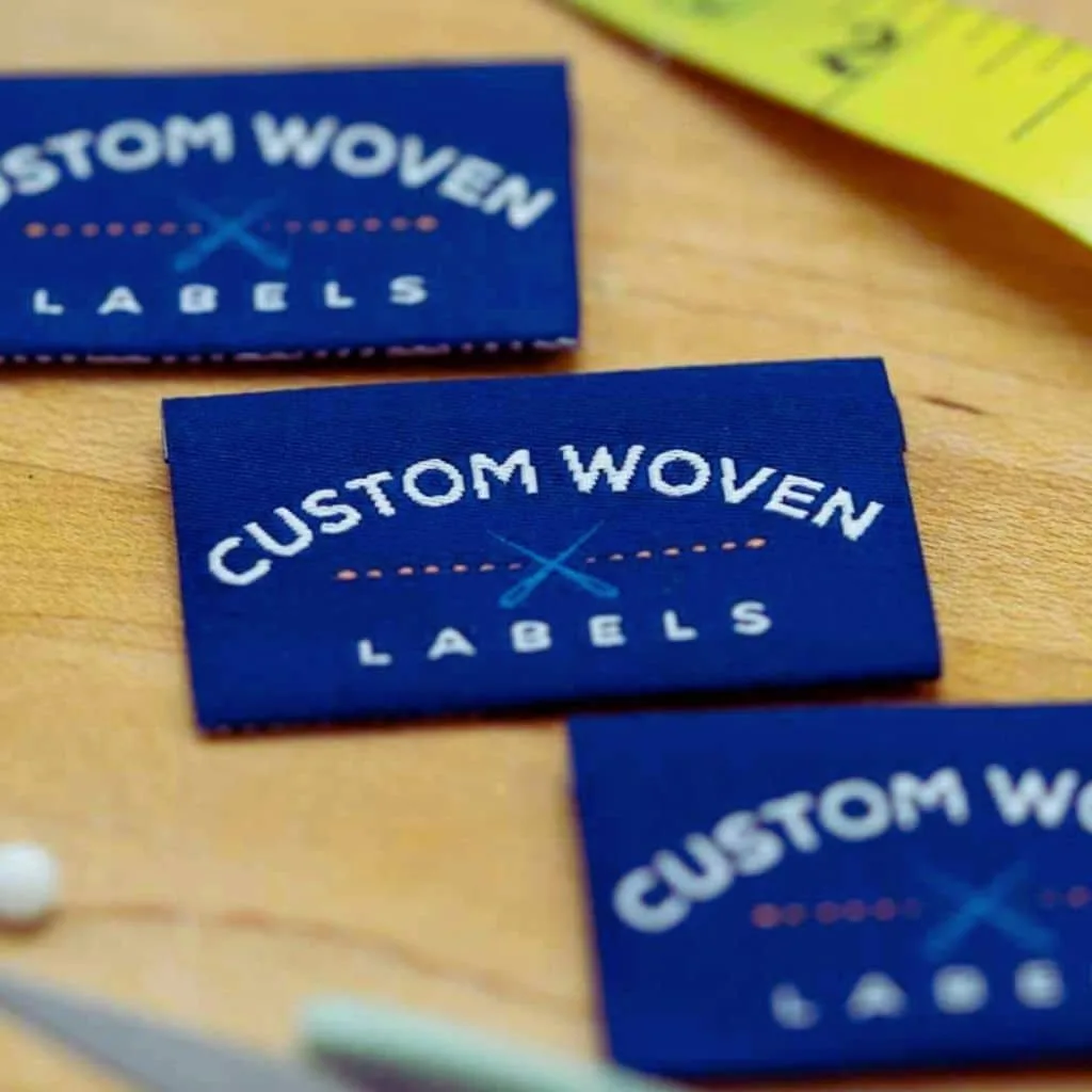 custom woven labels clothing brand