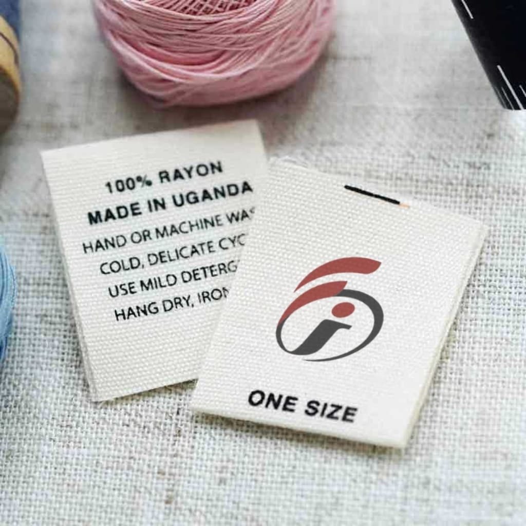 Cotton neck tags for clothing brand