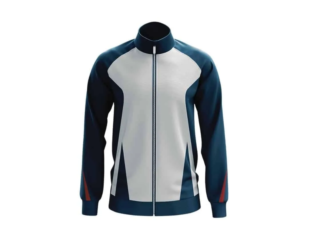 A stylish sports jacket within the specialized jackets category, made with moisture-wicking fabric and stretchable material for active lifestyles.