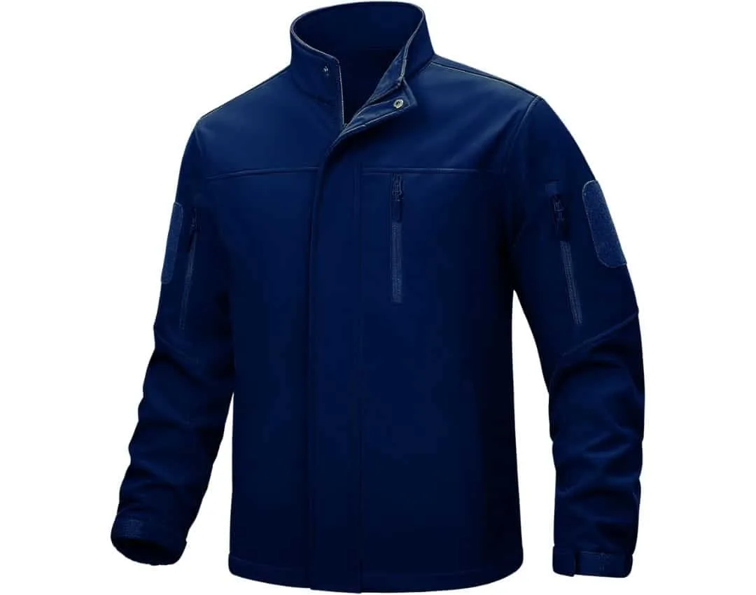 A rugged tactical jacket with multiple utility pockets, reinforced stitching, and weather-resistant fabric.