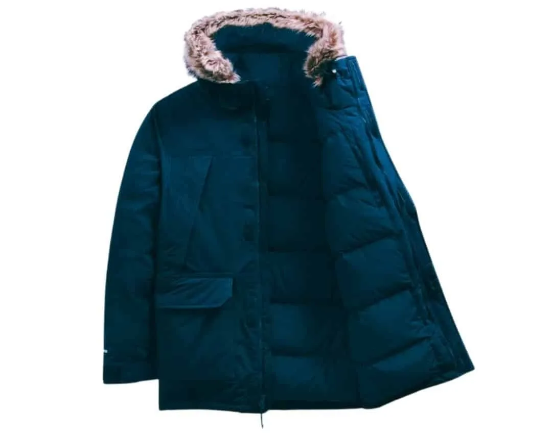 A cozy winter jacket from the specialized jackets collection, designed for extreme cold with insulated material and a fur-lined hood.