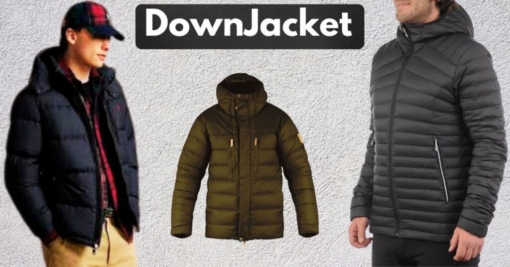 A stylish and insulated down jacket designed for freezing winter days, offering warmth and comfort in cold weather.