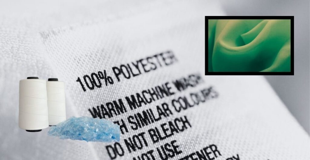 Polyester fabric components labeled as 100% Polyester Fabric.