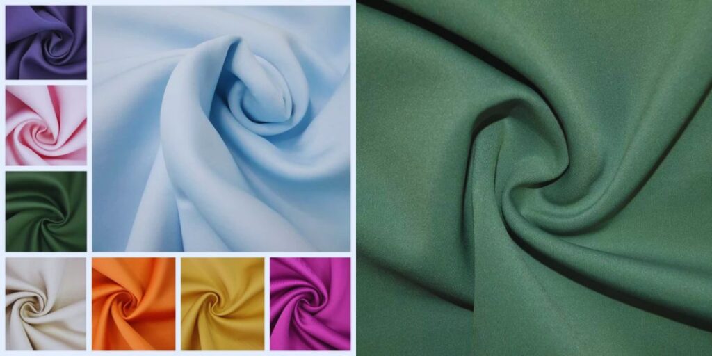 Close-up of neoprene fabric showcasing its smooth texture, flexibility, and durable composition.