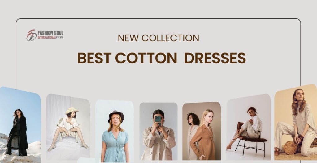 "Stylish women’s cotton dresses in summer colors – breezy, casual, and comfortable for everyday wear."