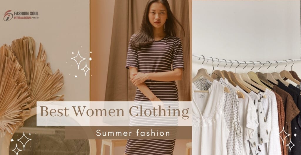 "Lightweight cotton clothing for women.