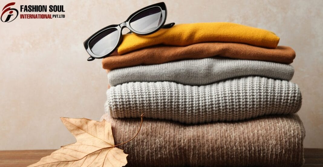 clothes made from natural fibers : A woman wearing clothes made from natural fibers like organic cotton, linen, and hemp outdoors, promoting sustainable fashion.