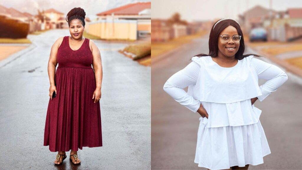 Plus-size women in fashionable dresses, perfect for a night out in club outfits