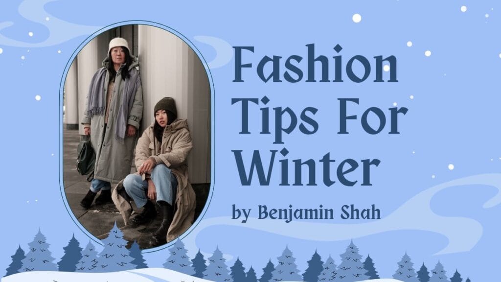 Winter Wonderland scene featuring two snowmen, a ferris wheel, and two children wearing warm winter clothing, surrounded by snowflakes and a snowy landscape.