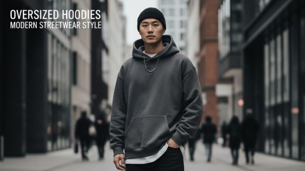 oversized hoodies styled for modern casual fashion