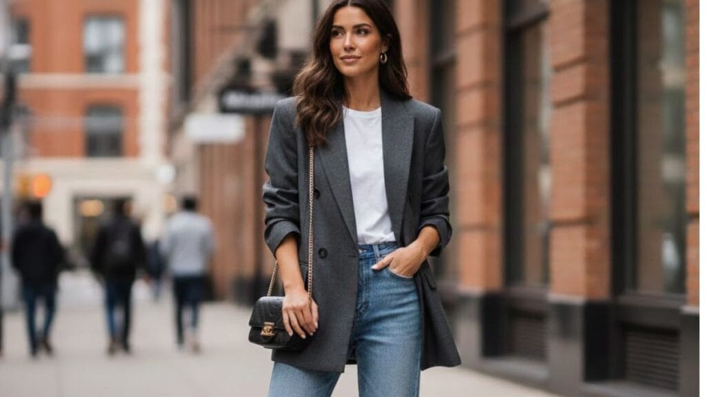 Blazers for women wearing tailored and casual blazers in modern outfits