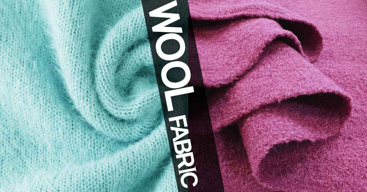 Illustration of popular wool blends and their fabric uses