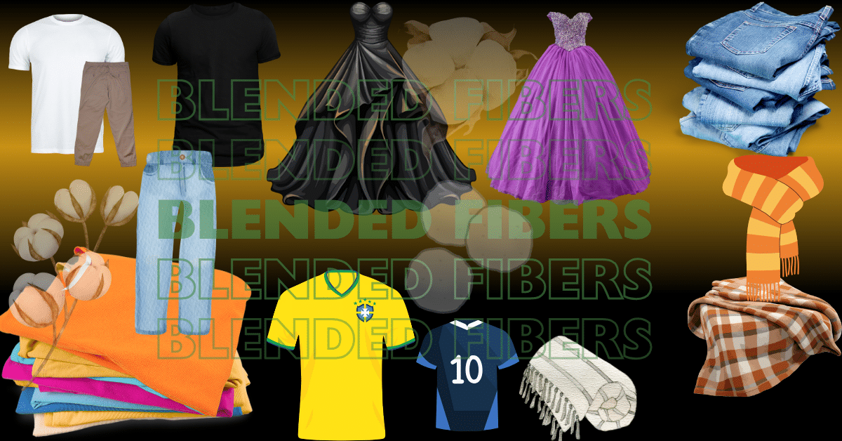 Blended fibers