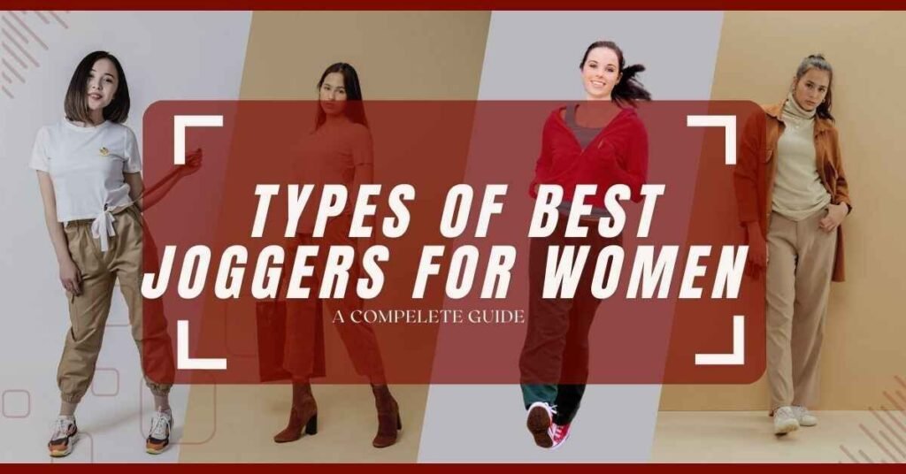 Stylish women showcasing different types of joggers in a modern setting.
