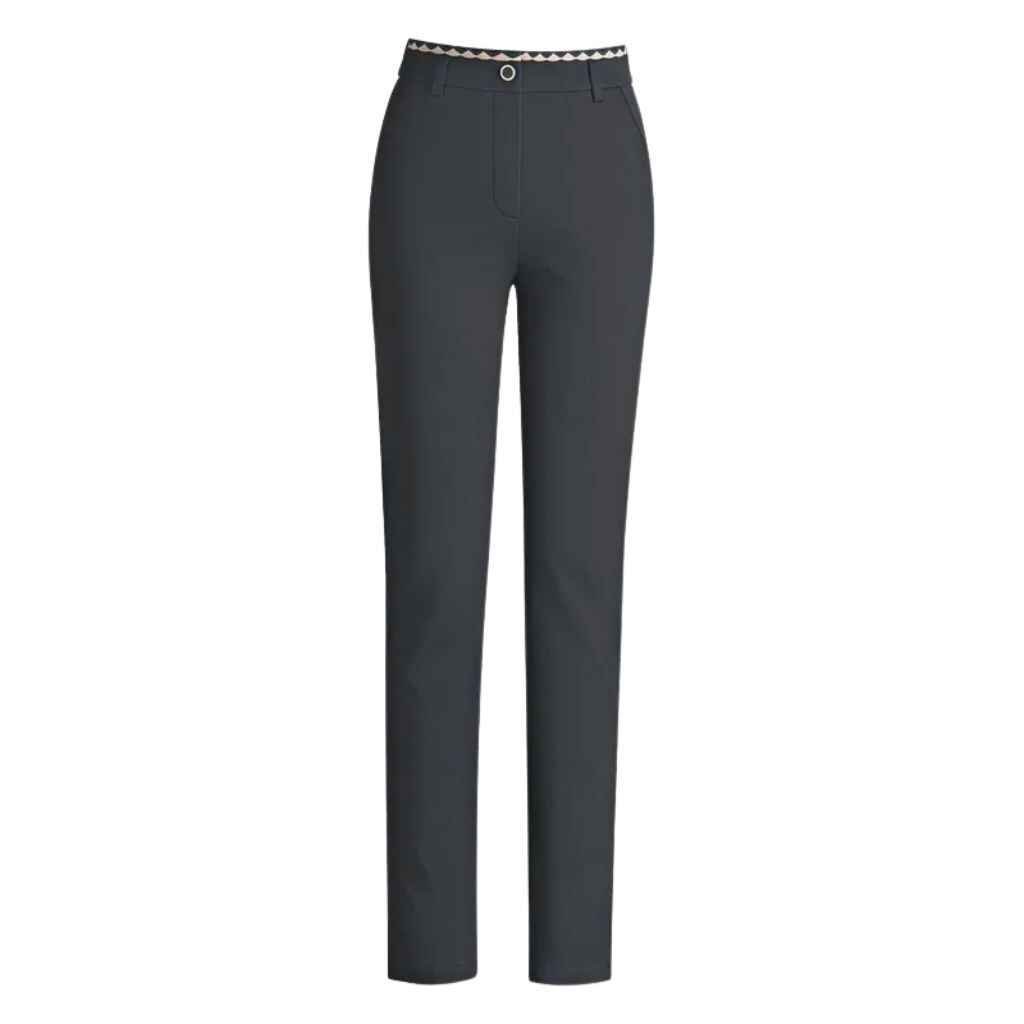A pair of lightweight black nylon joggers featuring a relaxed fit, an elastic waistband with drawstring, and zippered pockets, displayed against a clean, neutral backdrop.
