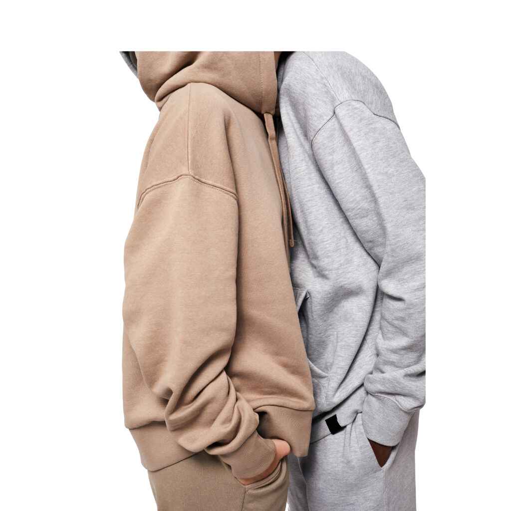 A cozy, stylish brown hoodie that complements any outfit for a casual or trendy look.