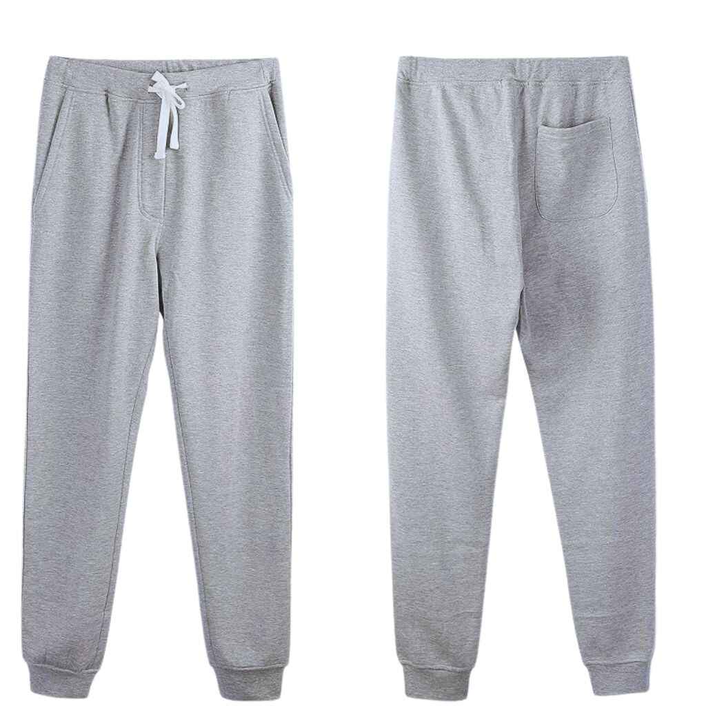 Men's casual joggers in neutral colors, perfect for everyday wear, combining comfort and style for a relaxed look.