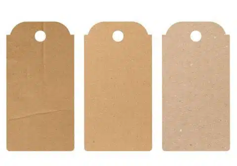 Sustainable and eco-friendly custom hang tags for apparels and clothing brands.