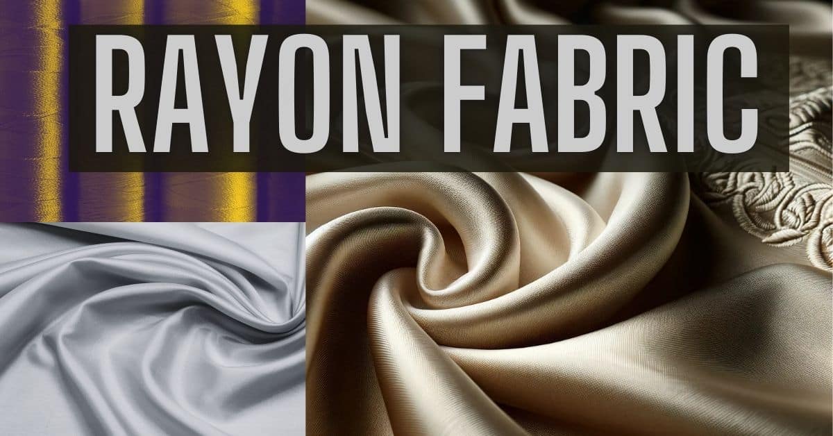 Rayon fabric patches