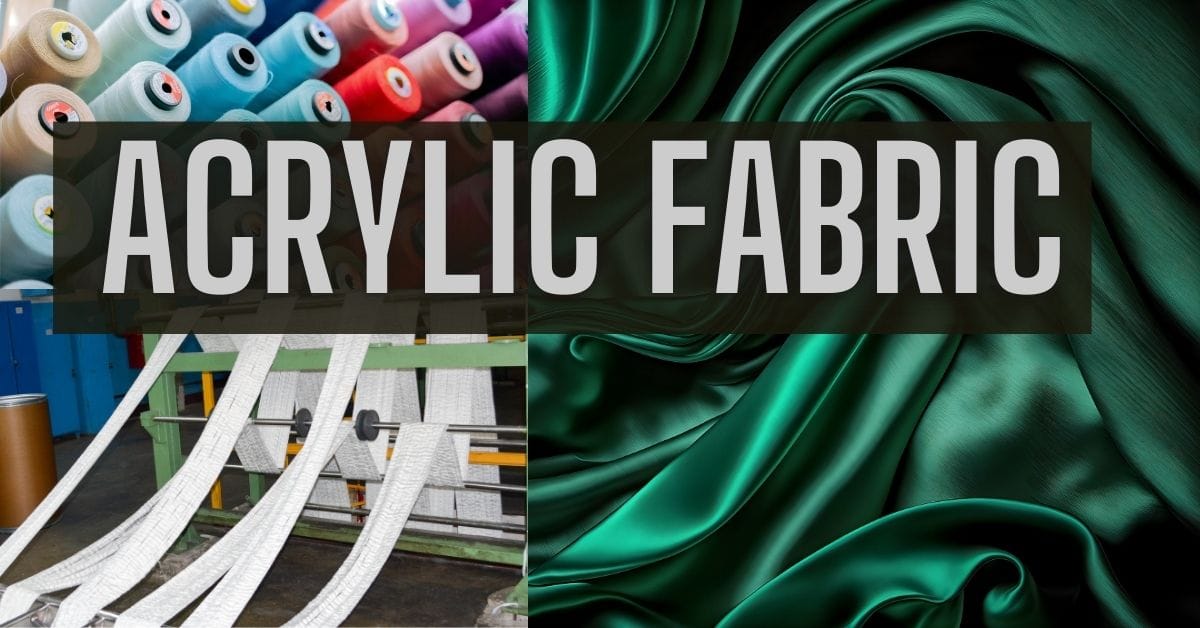 Acrylic fabric patches and threads