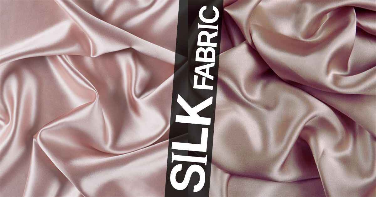 silk fabric patches two in colors