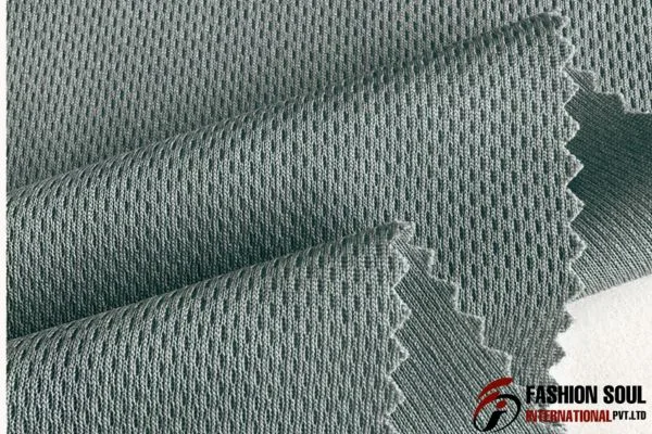 Bird’s Eye Pique fabric swatch. A good quality fabric image.