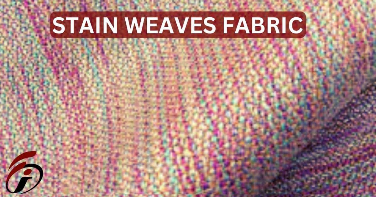 Stain weaves fabric swatch closeup view.