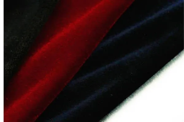 infographic image of show the swatches of spandex or lycra velour