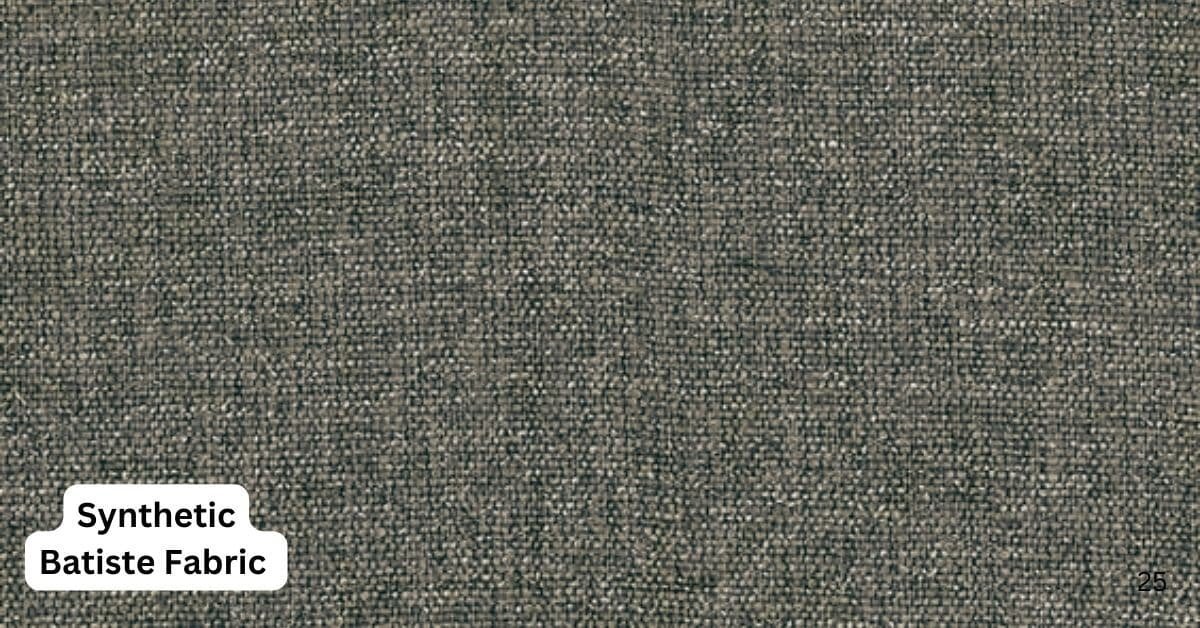 infographic image the synthetic batiste fabric