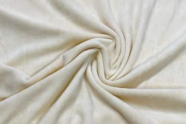 infographic image of show the swatches of cotton velour