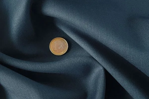 the cloth piece of gabardine woolen fabric