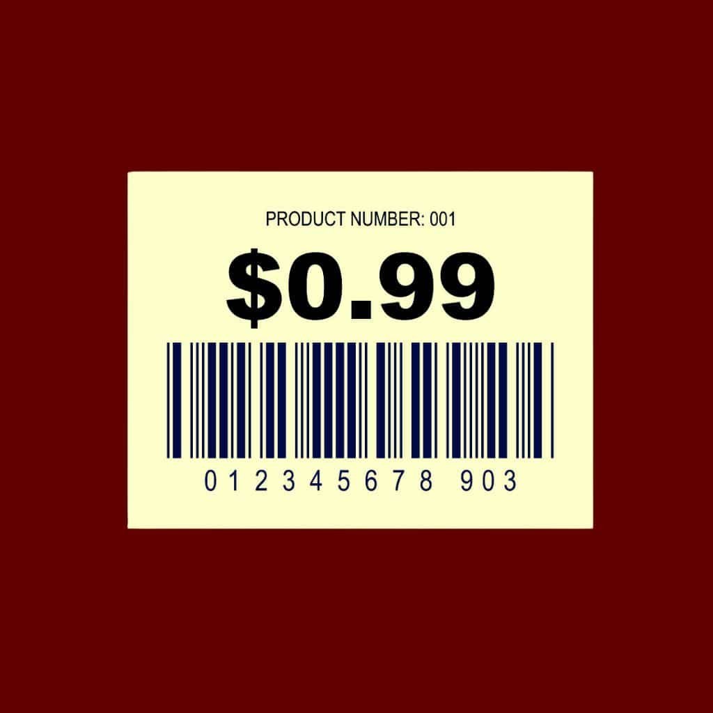 price tag for clothing brands
