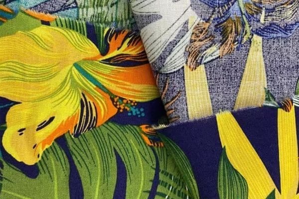 the clothes of printed poplin fabric