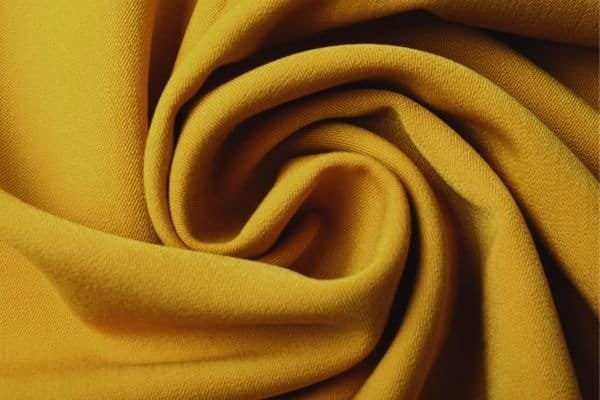 infogrphic image of show the clothes of stretch gabardine fabric