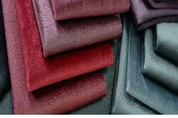 infographic image of show the different types of upholstery clothes