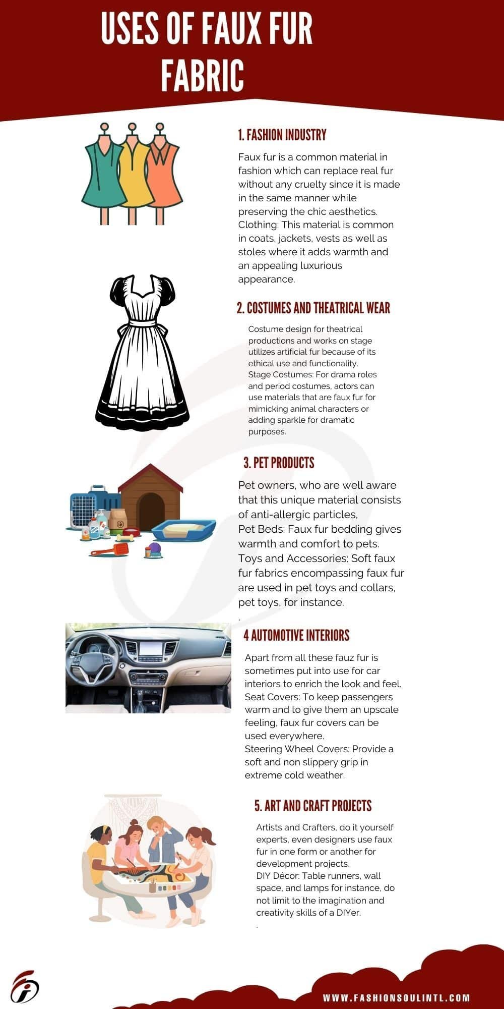 uses of explaining the image of faux-fur-fabric