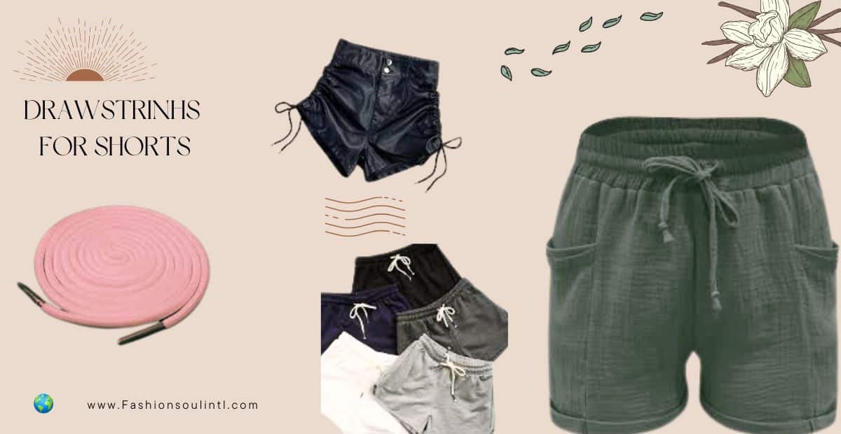 Drawstrings for shorts offering ultimate comfort and perfect fit.