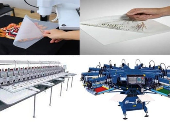 Printing AND Embroidery for a Fashion wear supplier in Germany