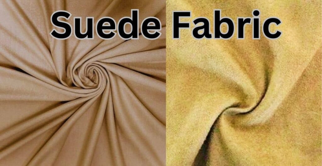 Close-up of suede fabric, showcasing its soft texture and rich color in a spiral pattern.