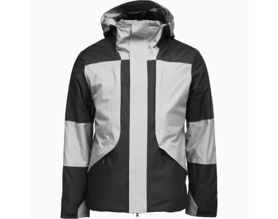 A high-performance technical jacket with waterproof fabric, ideal for outdoor adventures and part of the best types of winter jackets.