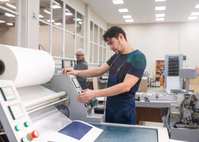 this image show the printing options of casual wear manufacturer in itlay and supplier