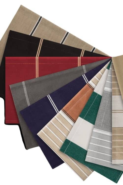 Range of fabric options including organic cotton and recycled polyester. for Fashion wear supplier in Norway