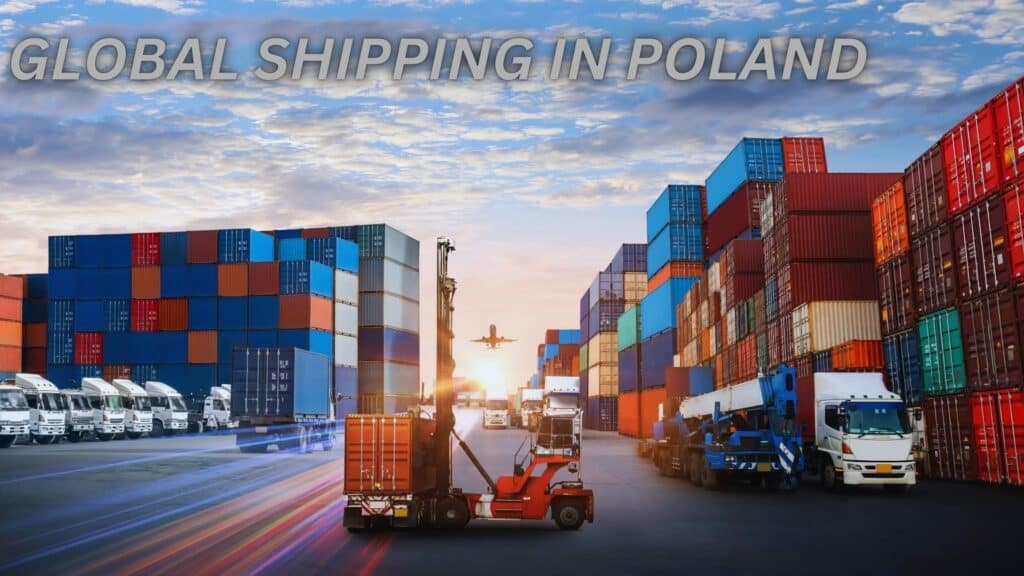 the image show the global shipping of casual wear manufacturer in poland