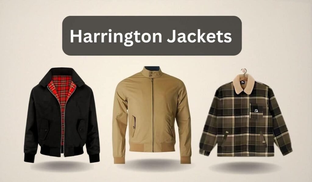 Classic Harrington jackets showcasing timeless style, versatility, and iconic design for casual and functional wear.