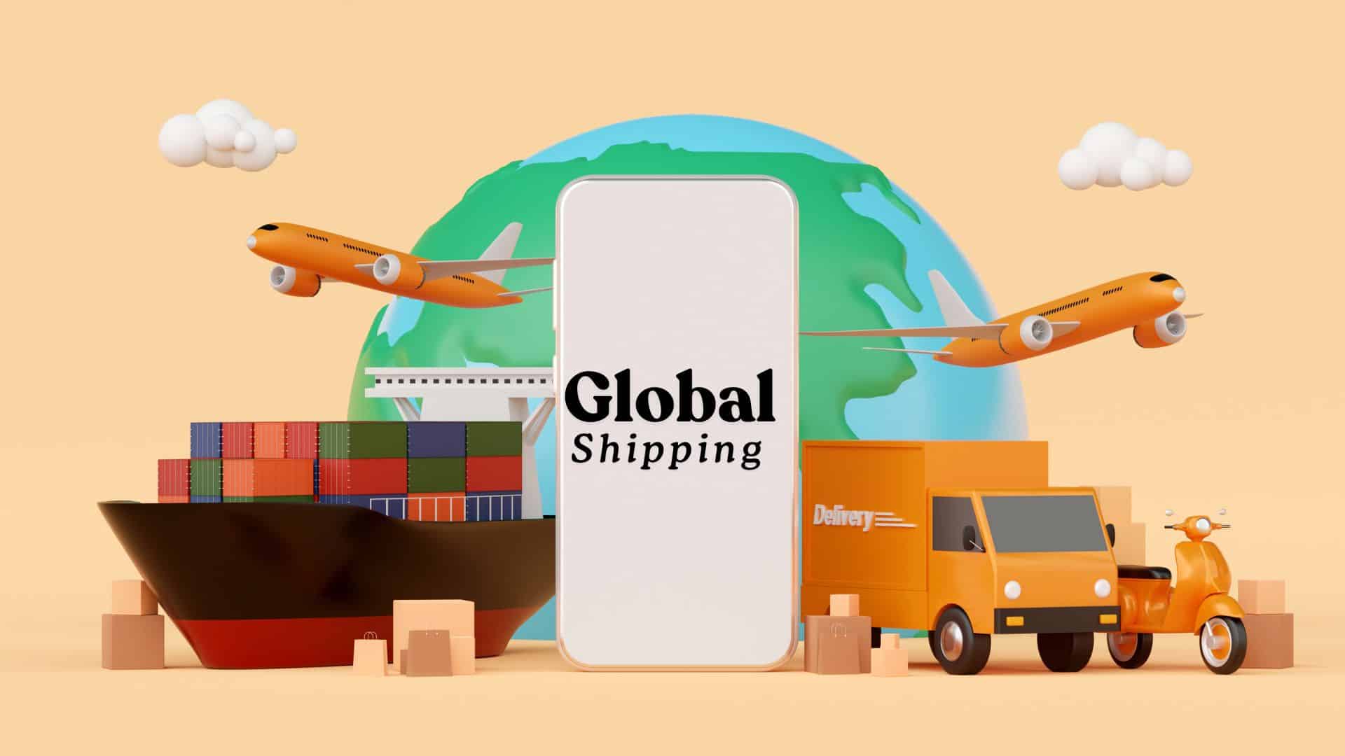Clothing boxes prepared for global shipping for Fashion wear supplier in Norway