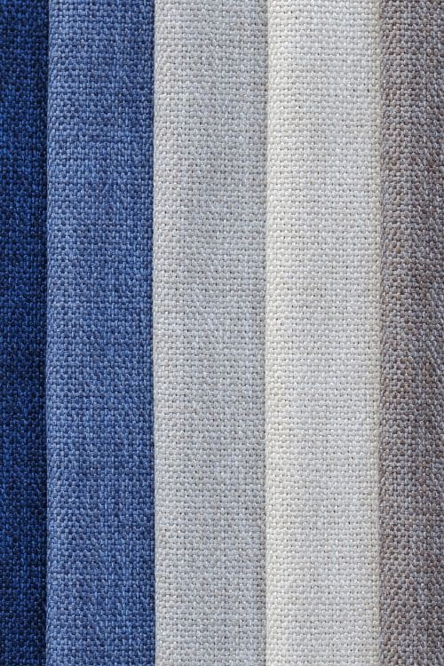 Variety of fabric options including cotton, organic cotton, and polyester blends for custom fashion wear Supplier in Switzerland's