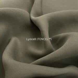 "Premium Lyocell (TENCEL™) viscose fabric featuring a silky sheen, exceptional softness, and sustainable eco-friendly qualities."